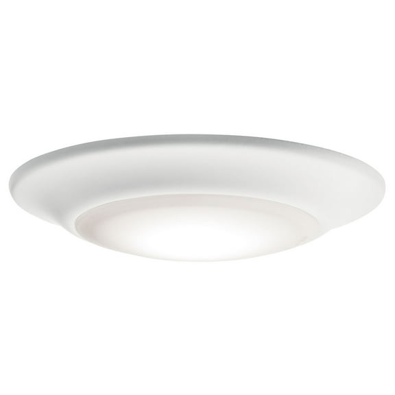 43878WHLED27 Kichler Lighting Gen I - 11W LED Downlight - with Utilitarian inspirations - 1.25 inches tall by 6 inches wide-White Finish-2700 Color