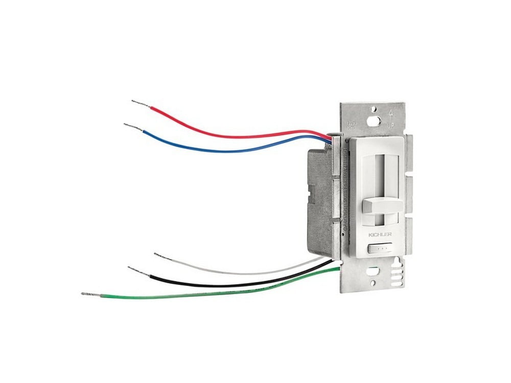 White Aluminum Modern LED Driver Dimmer Switch