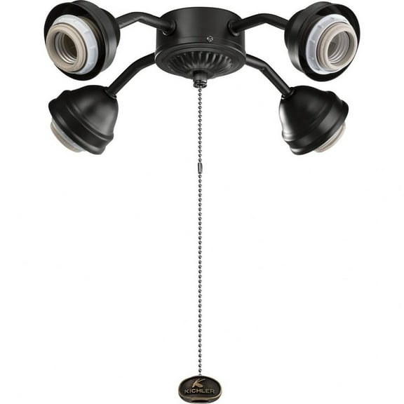 Kichler Lighting - Fan Fitters - 9W 4 LED Bent Arm Fitter - with Traditional