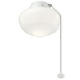 thumbnail image 1 of Kichler Lighting - LED Fan Light Kit - 9W 1 LED Schoolhouse Ceiling Fan Light, 1 of 1