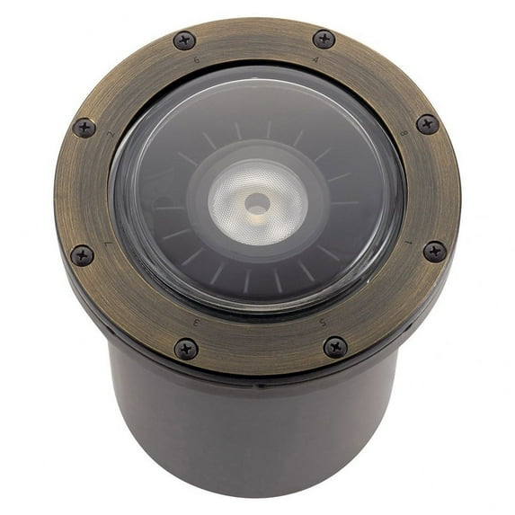 Vlo 17W 1 Led 15 Degree In-Ground Accent Light 8 Inches Tall By 7 Inches Wide-Centennial Brass Finish-2700 Color Temperature Kichler Lighting
