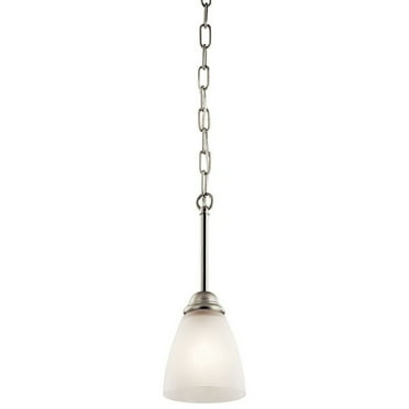 43640NIL18-Kichler Lighting-Jolie - 1 Light Mini Chandelier - with Transitional inspirations - 6.75 inches tall by 4.75 inches wide-Brushed Nickel