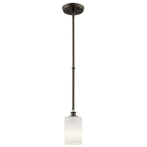 43927OZL18-Kichler Lighting-Joelson - 1 Light Mini Pendant - with Transitional inspirations - 19 inches tall by 4 inches wide-Olde Bronze Finish-LED