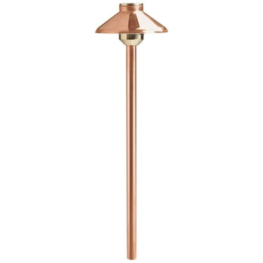 Gardenreet Solid Brass Low Voltage Landscape Pathway Light, LED Outdoor ...
