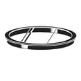 thumbnail image 1 of 9536BK-Kichler Lighting-Pipp'S Lane - Lens - 6 Inches Wide, 1 of 2