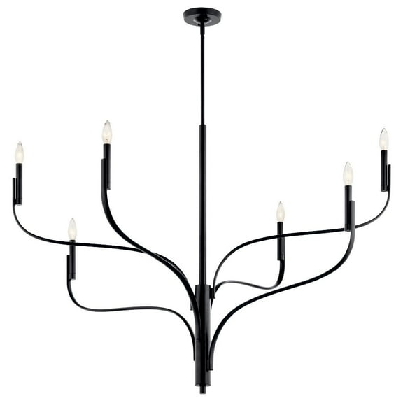Kichler Lighting - Livadia - 6 Light Chandelier-35.25 Inches Tall and 47.25