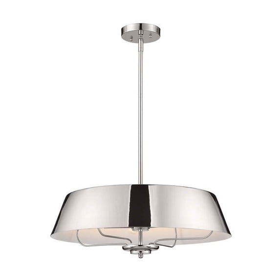 52543PN Kichler Lighting Luella - 4 Light Pendant In Traditional Style-8.25 Inches Tall and 22 Inches Wide-Polished Nickel Finish