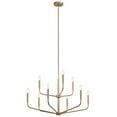 thumbnail image 1 of 52720CPZ Kichler Lighting Madden - 9 Light Chandelier-25.5 Inches Tall and 32 Inches Wide-Champagne Bronze Finish, 1 of 7