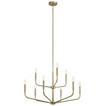 52720CPZ Kichler Lighting Madden - 9 Light Chandelier-25.5 Inches Tall and 32 Inches Wide-Champagne Bronze Finish
