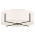 thumbnail image 1 of 52594CLP Kichler Lighting Malen - 4 Light Flush Mount-8.25 Inches Tall and 20 Inches Wide-Classic Pewter Finish, 1 of 7