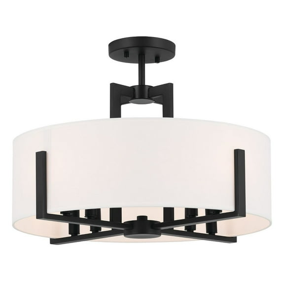 Kichler Lighting - Malen - 8 Light Semi-Flush Mount-14.5 Inches Tall and 20
