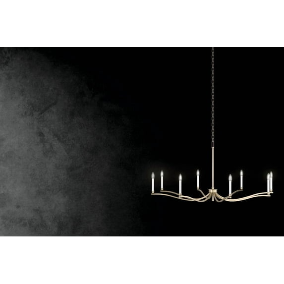 52696CPZ Kichler Lighting Malene - 6 Light Chandelier-22.25 Inches Tall and 42 Inches Wide-Champagne Bronze Finish