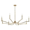 thumbnail image 1 of 52697CPZ Kichler Lighting Malene - 8 Light Chandelier-25 Inches Tall and 52 Inches Wide-Champagne Bronze Finish, 1 of 6