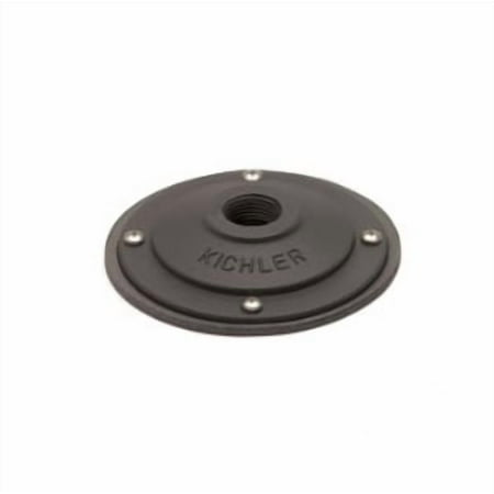 Kichler 15601 Surface Mounting Flange For 12V Or 120V Landscape Fixtures - Black