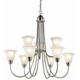 thumbnail image 1 of Kichler Lighting - Nine Light Chandelier - Chandelier 2 Tier - Nicholson - 9, 1 of 2