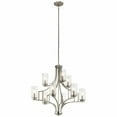 thumbnail image 1 of 44073NI Kichler Lighting Vara - 9 light 2-Tier Chandelier - 29.75 inches tall by 32 inches wide-Brushed Nickel Finish    -Traditional Installation, 1 of 2