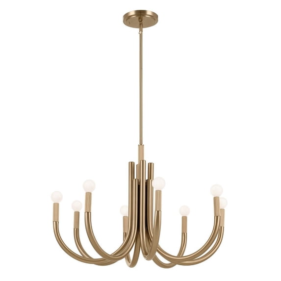 52550CPZ-Kichler Lighting-Odensa - 8 Light Chandelier-20 Inches Tall and 29.25 Inches Wide-Champagne Bronze Finish