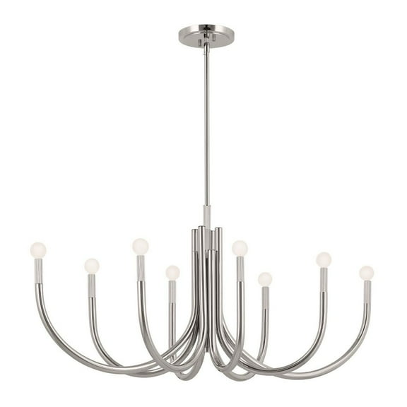52553PN Kichler Lighting Odensa - 8 Light Chandelier-22.75 Inches Tall and 21 Inches Wide-Polished Nickel Finish