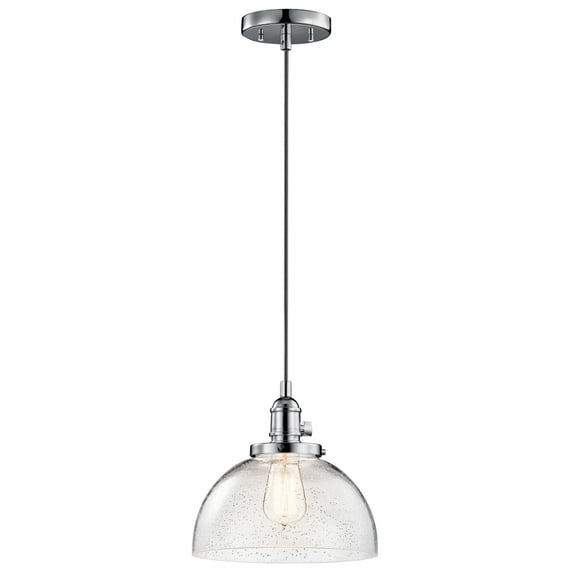 43853CH Kichler Lighting Avery - 9.251 light Mini Pendant - with Vintage Industrial inspirations - 9.25 inches tall by 10 inches wide-Chrome Finish