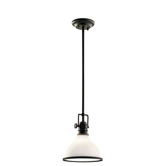 43764OZ Kichler Lighting Hatteras Bay - 1 light Pendant - with Vintage Industrial inspirations - 10.25 inches tall by 8 inches wide-Olde Bronze Finish