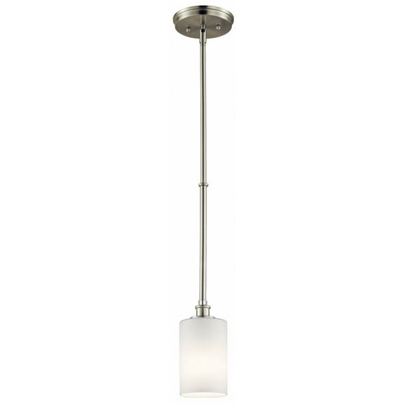 43927NI Kichler Lighting Joelson - 1 Light Mini Pendant - with Transitional inspirations - 19 inches tall by 4 inches wide-Brushed Nickel