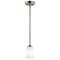 thumbnail image 1 of 44053NI Kichler Lighting Tao - Mini-pendant 1 Light - with Contemporary inspirations - 7.25 inches tall by 4.75 inches wide-Brushed Nickel Finish, 1 of 2