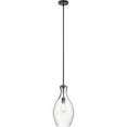 thumbnail image 1 of 42047BK Kichler Lighting Everly - 1 light Pendant - with Transitional inspirations - 17.75 inches tall by 8.75 inches wide-Black Finish, 1 of 5