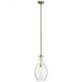 thumbnail image 1 of Kichler Everly 8 3/4" Wide Natural Brass Mini Pendant Light, 1 of 4