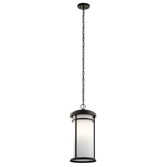 49689OZ Kichler Lighting Toman - 1 light Outdoor Hanging Pendant - 21.25 inches tall by 10 inches wide-Olde Bronze Finish-Incandescent Lamping Type