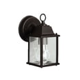 thumbnail image 1 of Kichler 9794BK, Barrie Cast Aluminum Outdoor Wall Sconce Lighting, 100 Total Watts, Black (Painted), 1 of 2