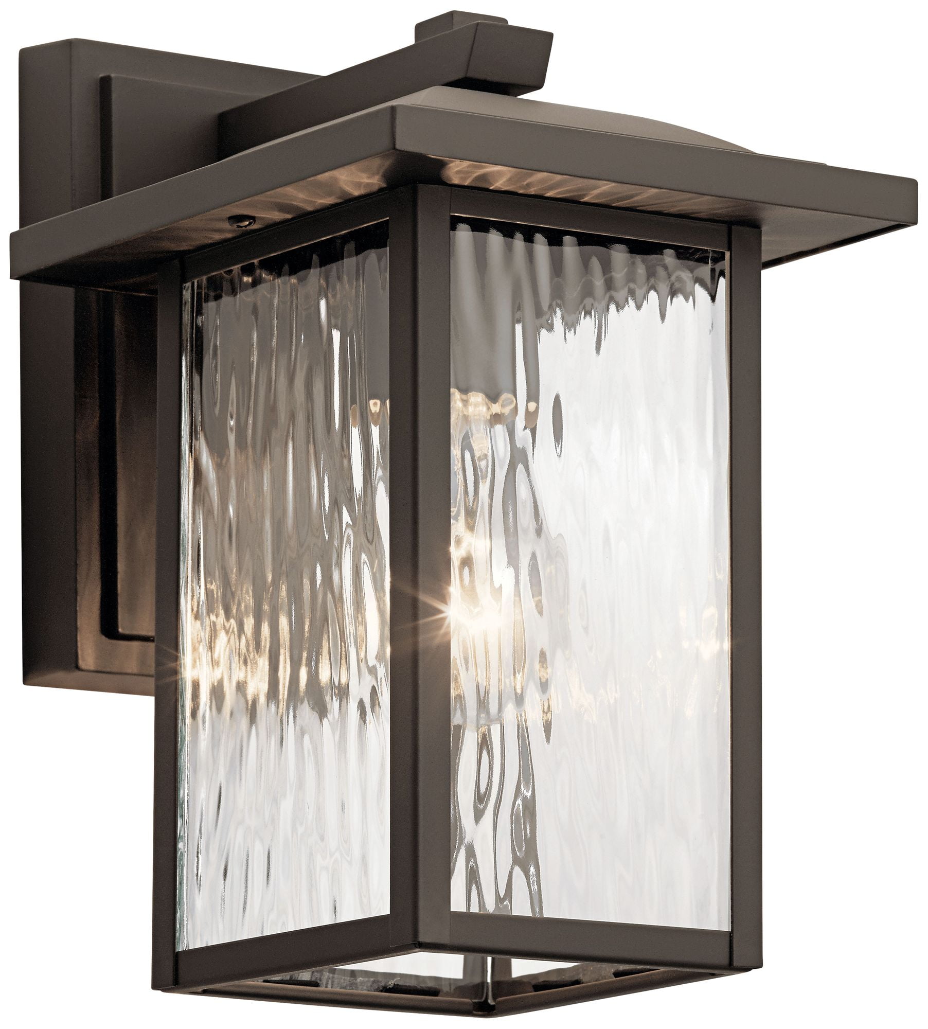 Olde Bronze 10.75" Outdoor Wall Sconce with Clear Glass Shade