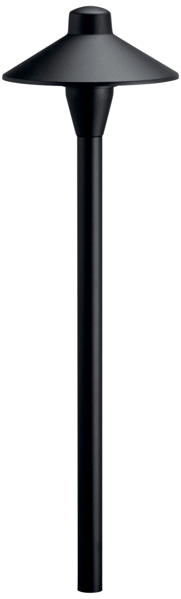 Textured Black Aluminum Outdoor Pathway Light