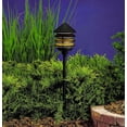thumbnail image 1 of 15205BKT-Kichler Lighting-Six Groove - Line Voltage 1 light Path Lamp - 9.5 inches tall by 6 inches wide-Textured Black Finish, 1 of 5