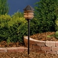 thumbnail image 1 of Kichler Three Tier 9.5" High 120V Textured Bronze Modern Path Light, 1 of 2