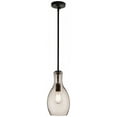 thumbnail image 1 of 42456OZCP-Kichler Lighting-Everly - 1 Light Mini Pendant - with Transitional inspirations - 13.75 inches tall by 7 inches wide-Olde Bronze, 1 of 8