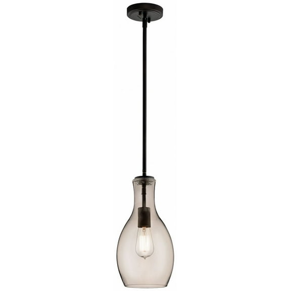 42456OZCP-Kichler Lighting-Everly - 1 Light Mini Pendant - with Transitional inspirations - 13.75 inches tall by 7 inches wide-Olde Bronze