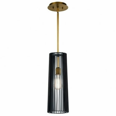 44169BK-Kichler Lighting-Linara - 1 Light Pendant - With Contemporary Inspirations - 17.75 Inches Tall By 6 Inches Wide