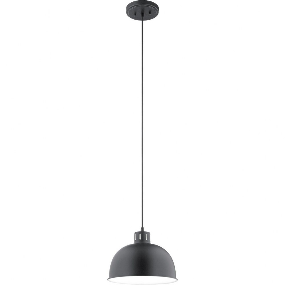 52152BK-Kichler Lighting-Zailey - 1 light Pendant - 9 inches tall by 11.5 inches wide-Black Finish    -Traditional Installation
