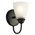 thumbnail image 1 of 45637OZ Kichler Lighting Jolie - 1 Light Wall Sconce - with Transitional inspirations - 9 inches tall by 5 inches wide-Olde Bronze Finish-Incandescent, 1 of 2