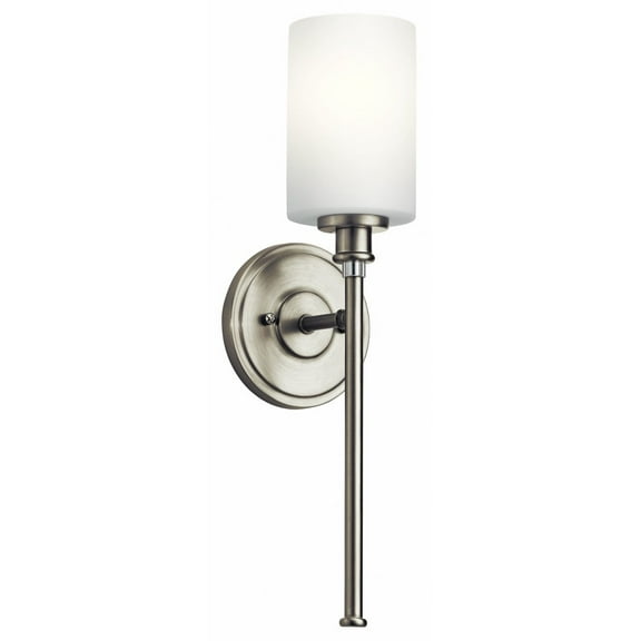 45921NI-Kichler Lighting-Joelson - 1 Light Wall Sconce - with Transitional inspirations - 18.25 inches tall by 5 inches wide-Brushed Nickel