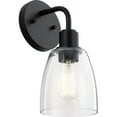 thumbnail image 1 of 55100BK Kichler Lighting Meller - 1 Light Wall Sconce In Vintage Industrial Style-11.25 Inches Tall and 5.5 Inches Wide-Black Finish, 1 of 4