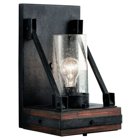 43436AUB Kichler Lighting Rustic inspirations - 14.75 inches tall by 8.75 inches wide-Auburn Stained Finish