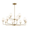 thumbnail image 1 of 52518BNB Kichler Lighting Pallas - 12 Light Chandelier In Traditional Style-23 Inches Tall and 42.75 Inches Wide-Brushed Natural Brass Finish, 1 of 9