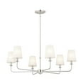 thumbnail image 1 of 52516PN-Kichler Lighting-Pallas - 6 Light Chandelier In Traditional Style-13.75 Inches Tall and 32.25 Inches Wide-Polished Nickel Finish, 1 of 9