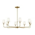 thumbnail image 1 of 52517BNB Kichler Lighting Pallas - 8 Light Chandelier In Traditional Style-15.75 Inches Tall and 42.75 Inches Wide-Brushed Natural Brass Finish, 1 of 12