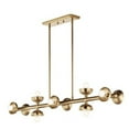 thumbnail image 1 of 52645CPZ Kichler Lighting Palta - 10 Light Linear Chandelier In Modern Style-6.5 Inches Tall and 6.5 Inches Wide-Champagne Bronze Finish, 1 of 5