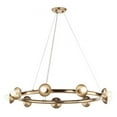 thumbnail image 1 of 52642CPZ Kichler Lighting Palta - 9 Light Chandelier In Modern Style-4.25 Inches Tall and 34.5 Inches Wide-Champagne Bronze Finish, 1 of 9