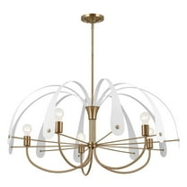 52573CPZ Kichler Lighting Petal - 5 Light Chandelier-20.25 Inches Tall and 42.5 Inches Wide