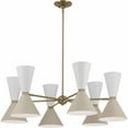 thumbnail image 1 of 52566CPZGRG Kichler Lighting Phix - 12 Light Chandelier-13.5 Inches Tall and 38.75 Inches Wide-Champagne Bronze/Grey/White Finish, 1 of 1