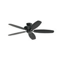 thumbnail image 1 of 330165SBK-Kichler Lighting-Renew Patio - 5 Blade Ceiling Fan In Modern Style-13.5 Inches Tall and 52 Inches Wide-Satin Black Finish-Satin Black Blade, 1 of 2